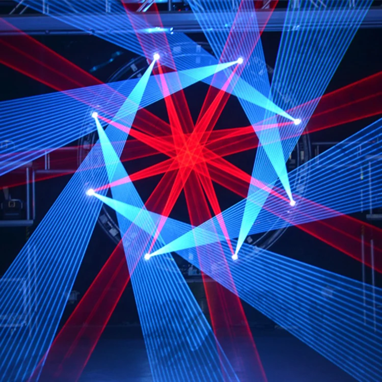 5W RGB Laser Animation Text Advertising 3D Effect DJ Disco