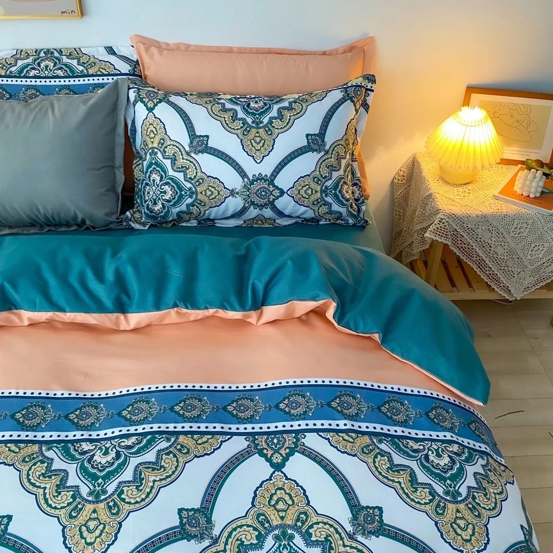 Оптовая продажа Комплект постельного белья с принтом 4 шт. наволочки чехлы для