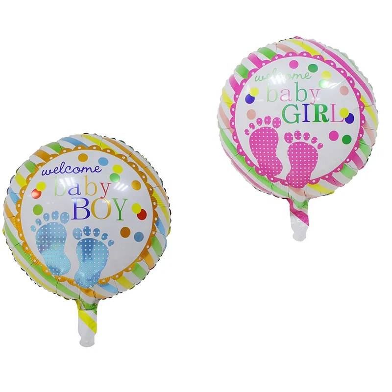 Nouveau Bebe Douche Pied Imprimer Anniversaire Ballon En Aluminium Feuille Globos Sexe Reveler La Decoration De Fete Buy Ballons De Douche De Bebe Feuille De Ballon Sexe Revelent Des Ballons Product On Alibaba Com