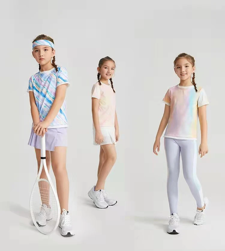 Custom Children Summer Thin Breathable Long Sleeve Top Light Quick