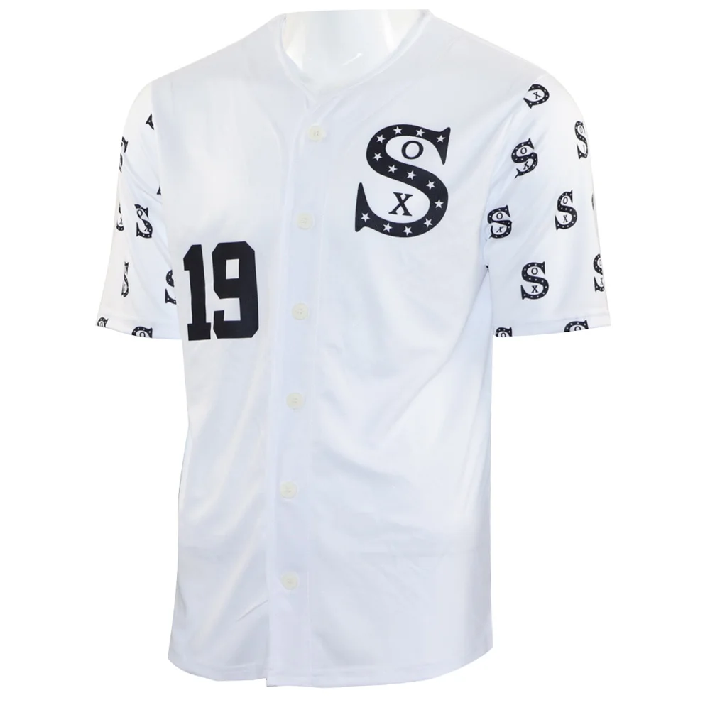 Source custom sublimated black white home away your own design button up  USA baseball jerseys team uniforms on m.
