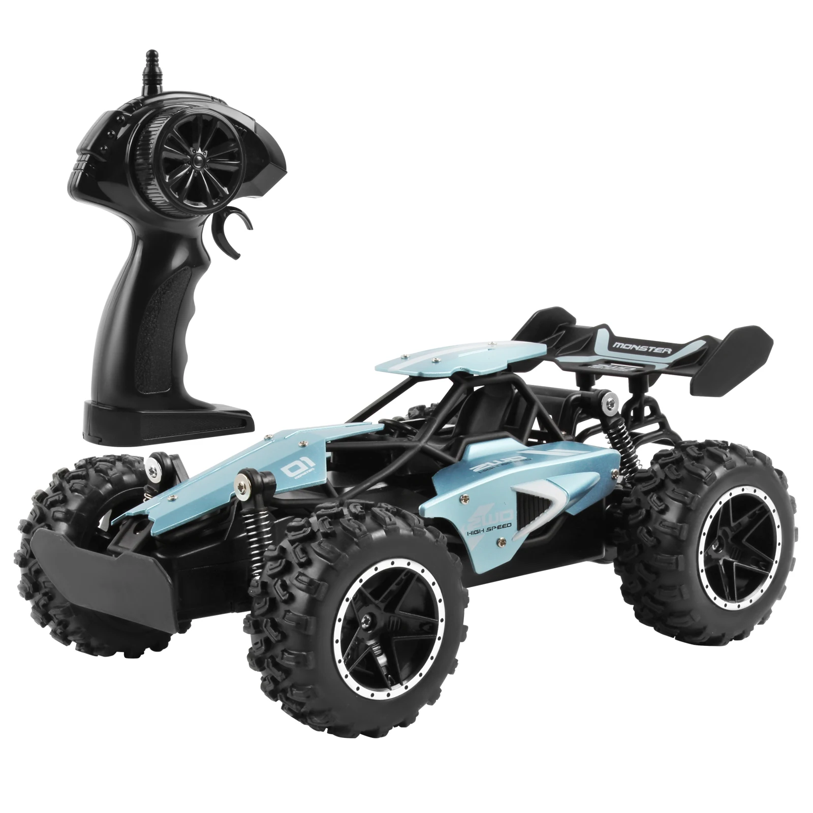 RC Carro Controle Remoto Brinquedos para Crianças Carros de Liga 2WD 2.4GHz  Truck 15 + KM / H de alta velocidade Racing Car Bugg