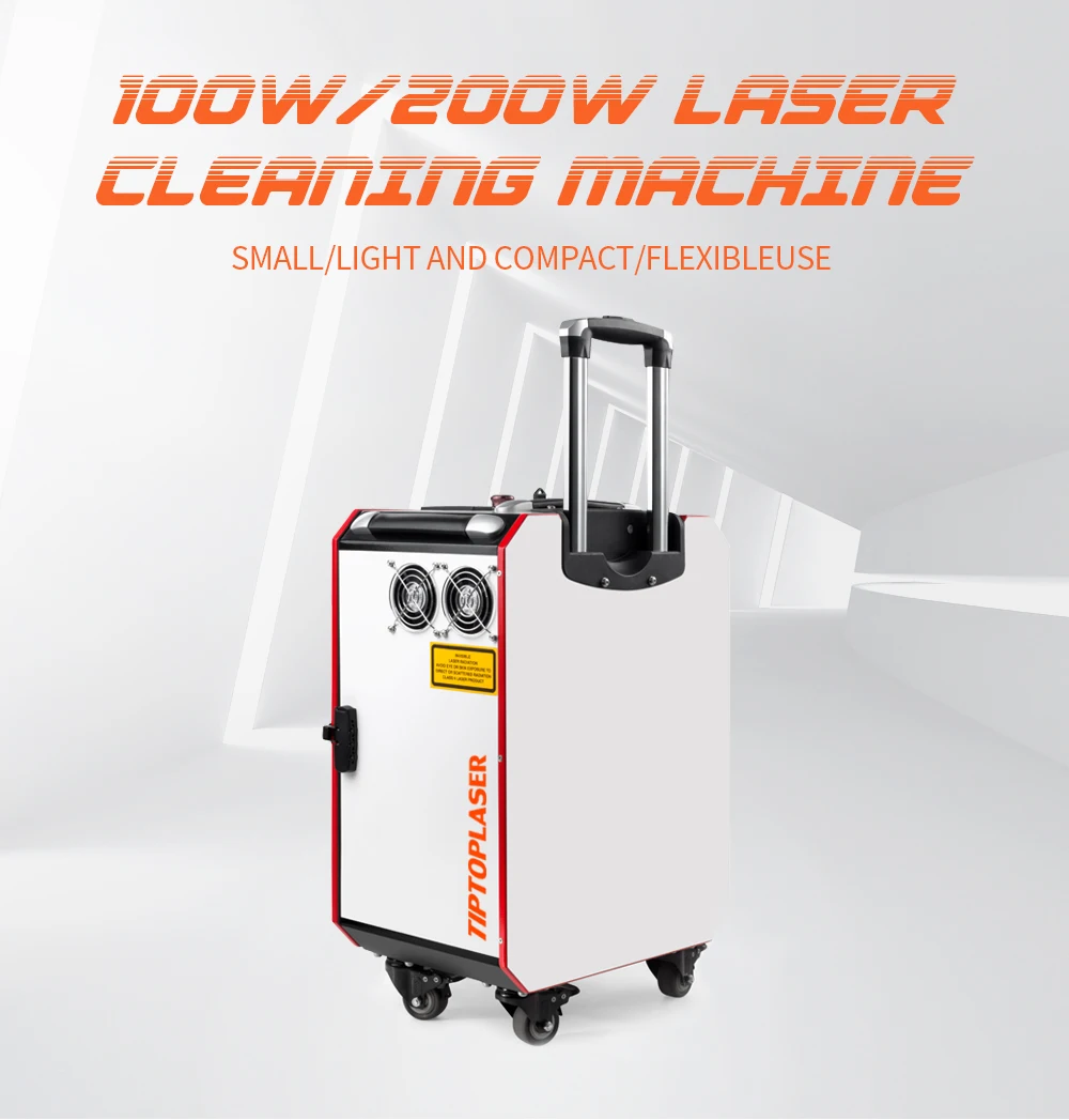 Machine de nettoyage de laser du dérouillage en métal de prix usine 100W