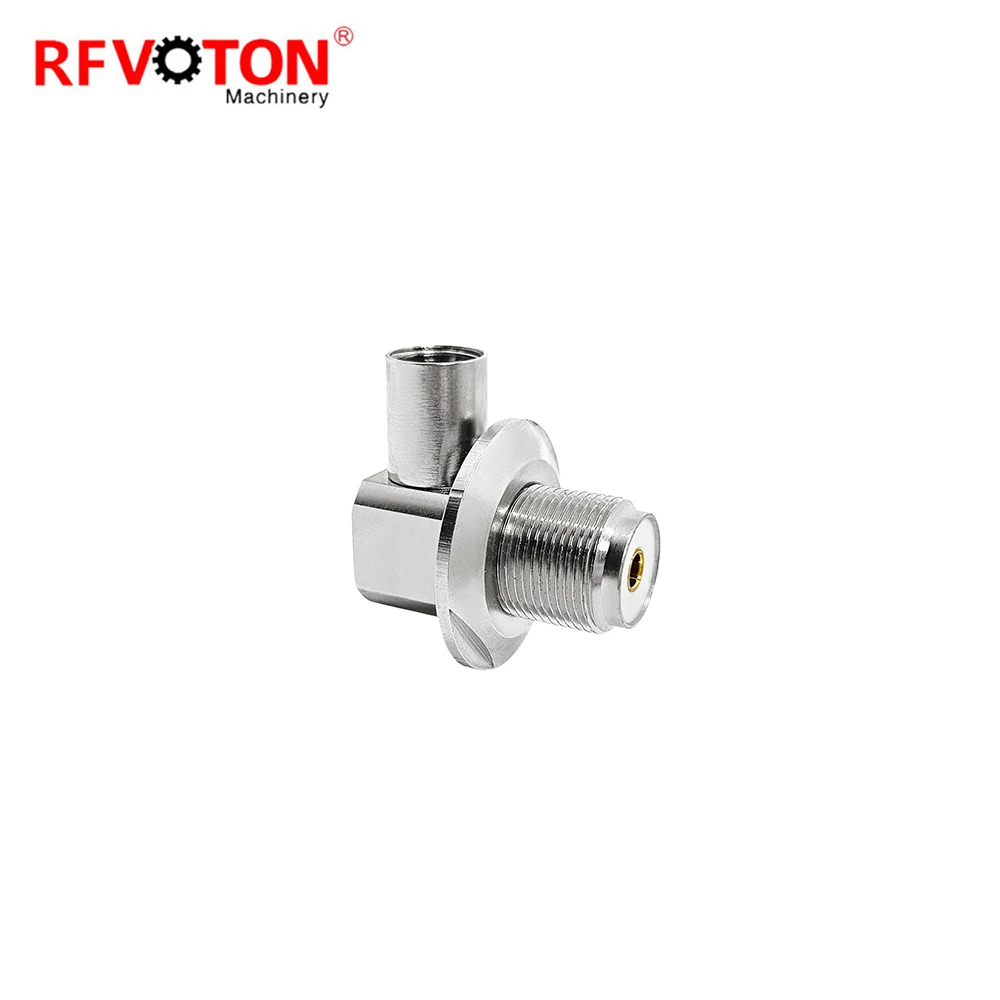 Factory UHF Female Jack Hembra Right Angle RA 90 Degree WTR 400 Rg213 Rg214 Rg8  Rf Crimp Coaxial Connector Converter Connecteur