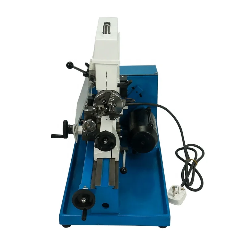 AT125 Micro Multifunctional Lathe Bench Drilling Milling Machine Tool Hot Sale Household for Wood Plastic Soft Metal Working