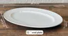Assiette ovale 12"