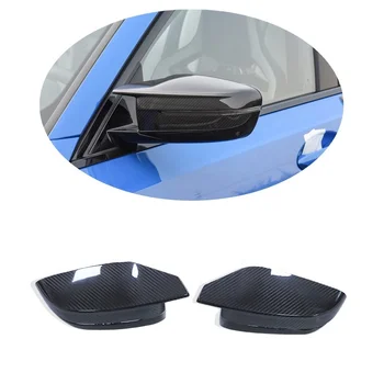 Dry Carbon Car Body Upgrade Side Mirror Covers for BMW 3 4Series G80 M3 G82 G83 M4 2D 4-Door 2021-2022