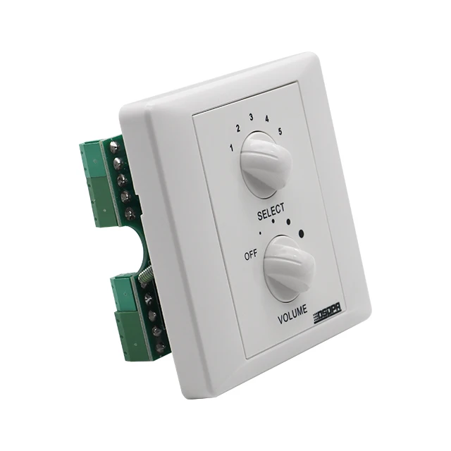 6W 30W 60W 120W 200W PA Audio System Speaker Volume Controller Switch Wall Mount