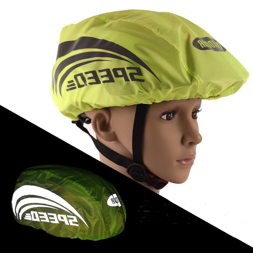 hi vis cycle helmet cover