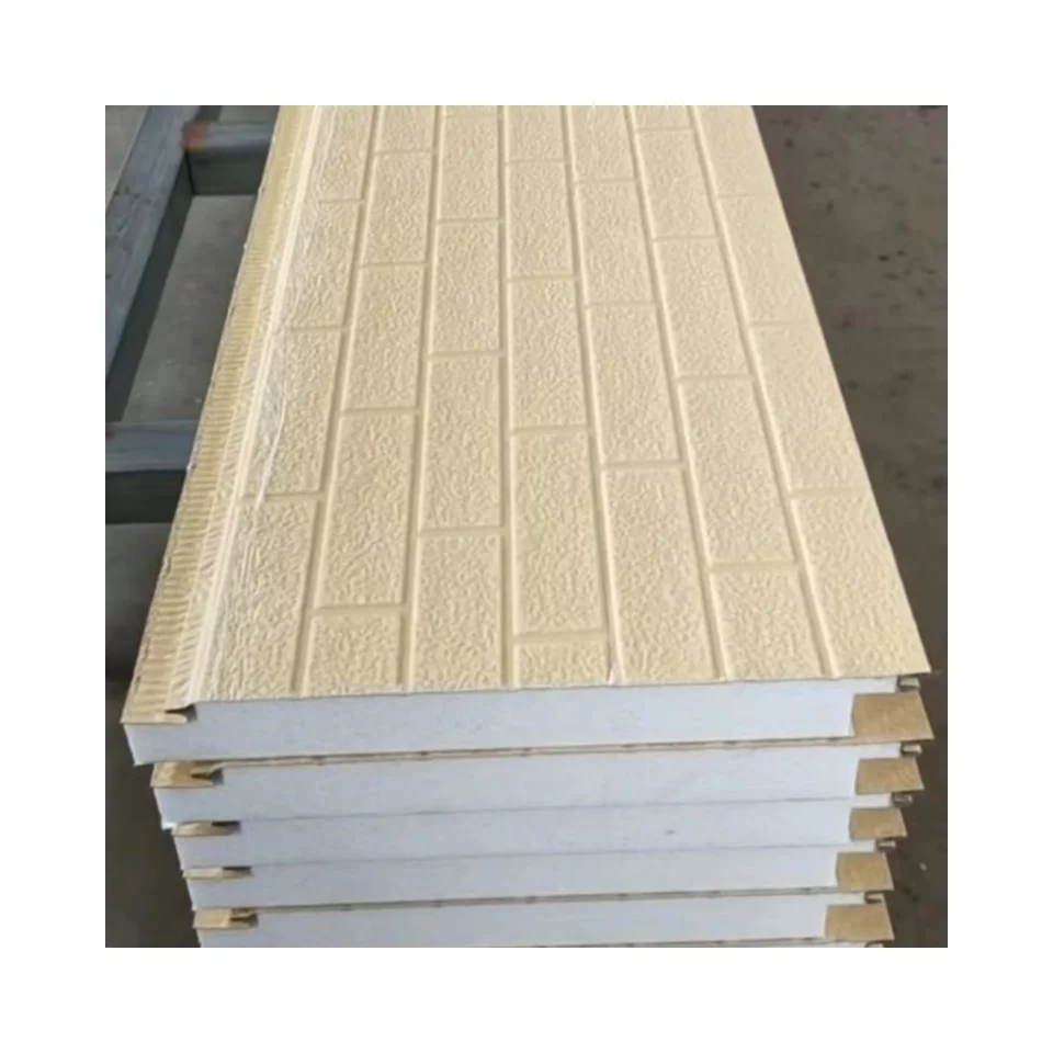 China Cold Room Fireproof Insulated Sandwich Panels 50mm Thickness Polystyrene Sandwich Panels PU Panels for Wall/Roof