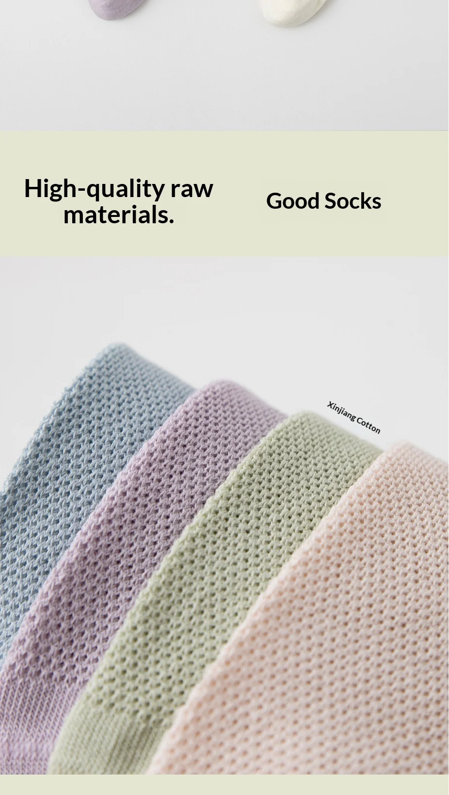 Thin breathable summer socks for women