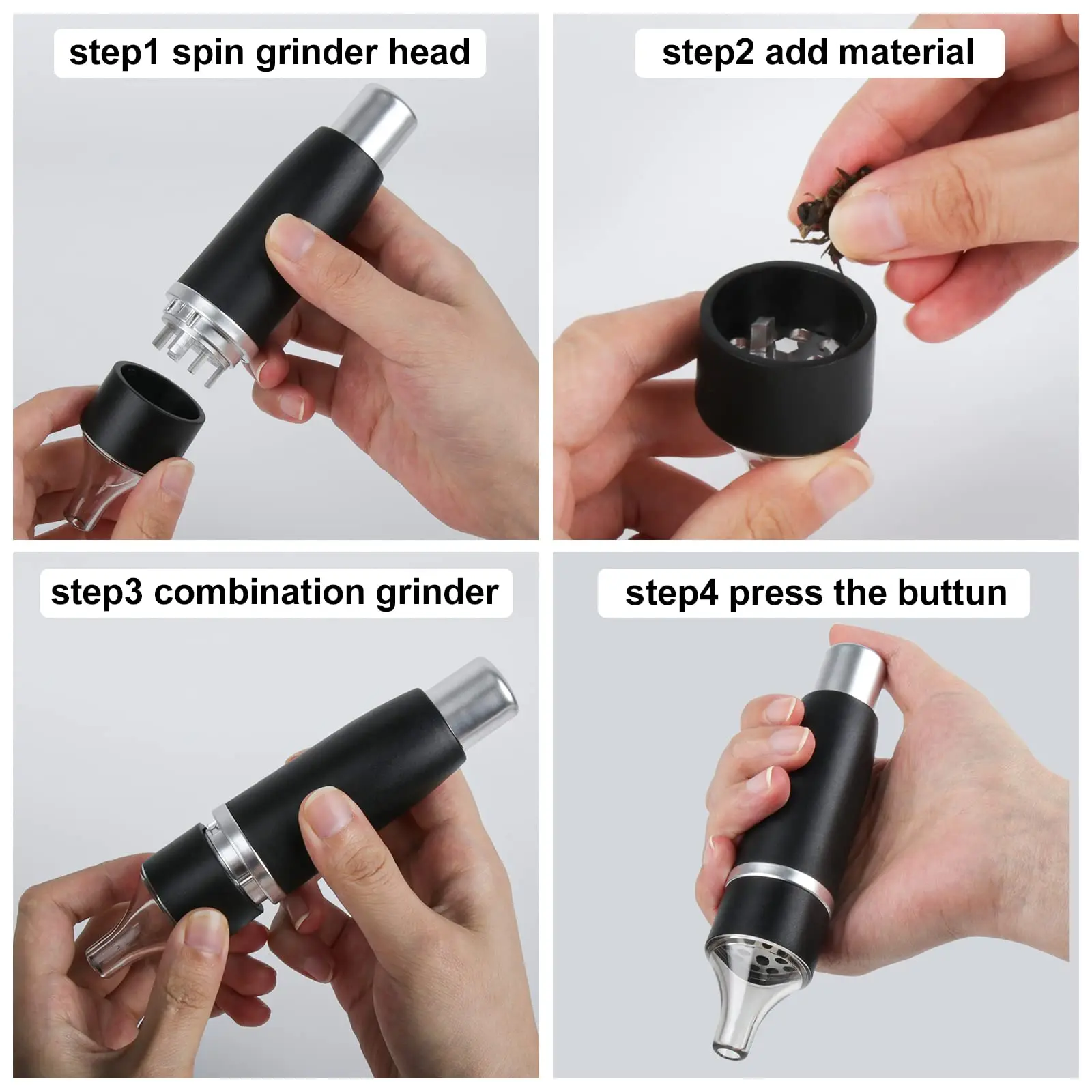 Wholesale Portable Manual Press Pen Type Smoke Grinder Pen Buy Pen