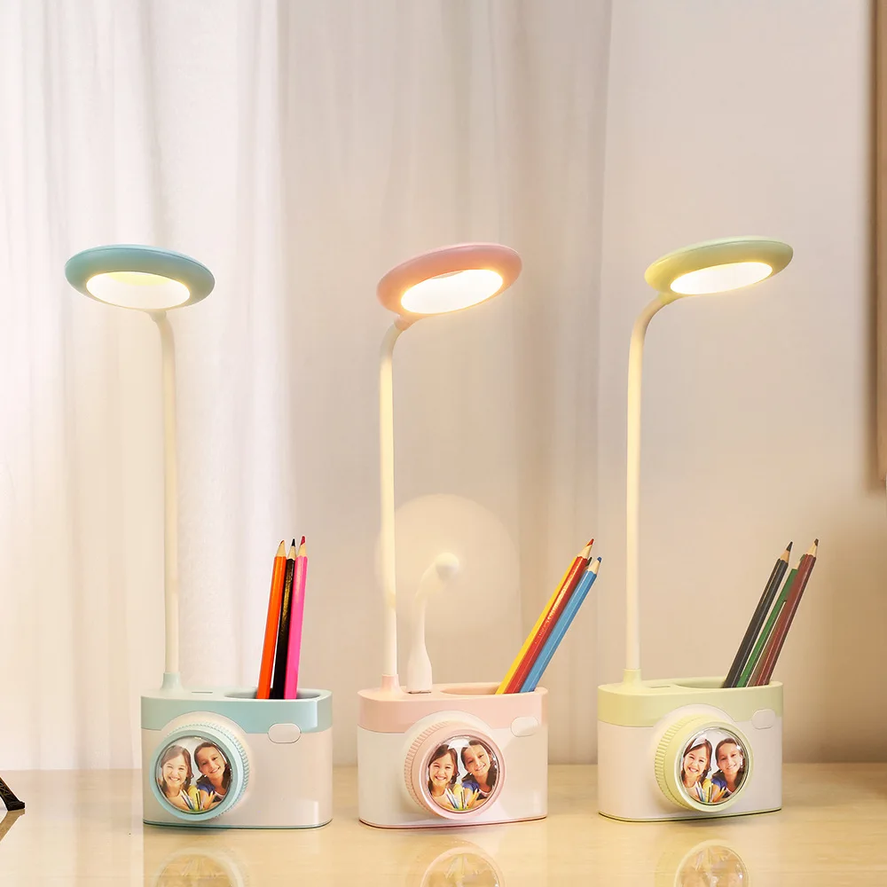 Multifun Camera Table Lamp  multifunction design led battery operated desk lamp with best quality