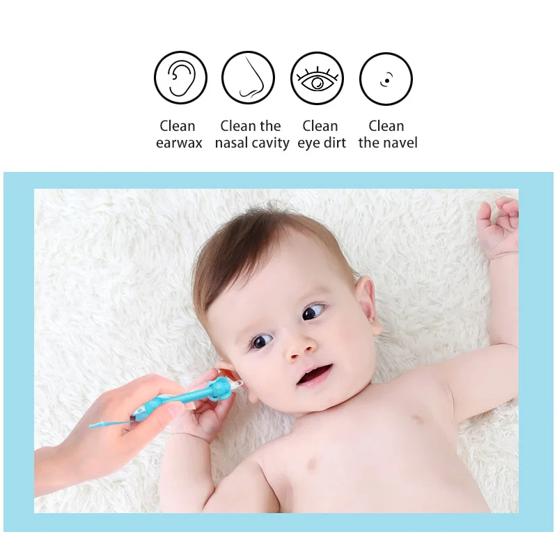 2 In 1 Baby Nose And Ear Gadget, Safe Baby Booger Remover, Nose Cleaning  Tweezers, Nose Cleaner For Baby Infants And Toddlers, Dual Earwax And Snot  Re