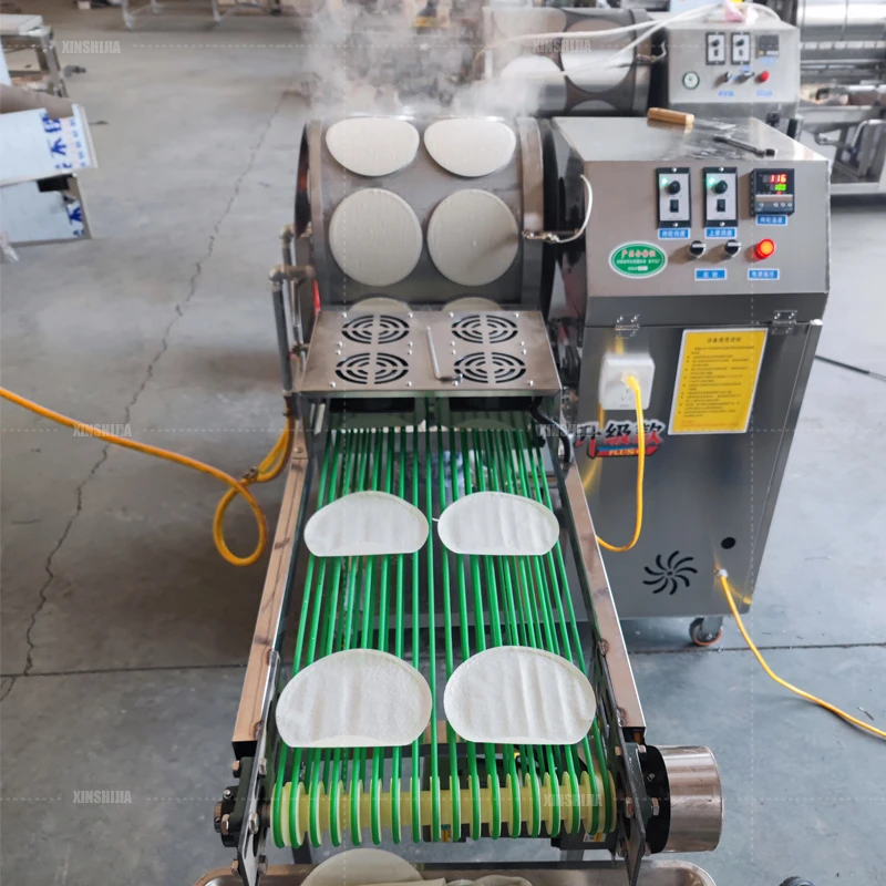 Automatic Professional Industrial Automatic Crepe Cake Machine Gas to Make Tortillas Wraps Making Machine