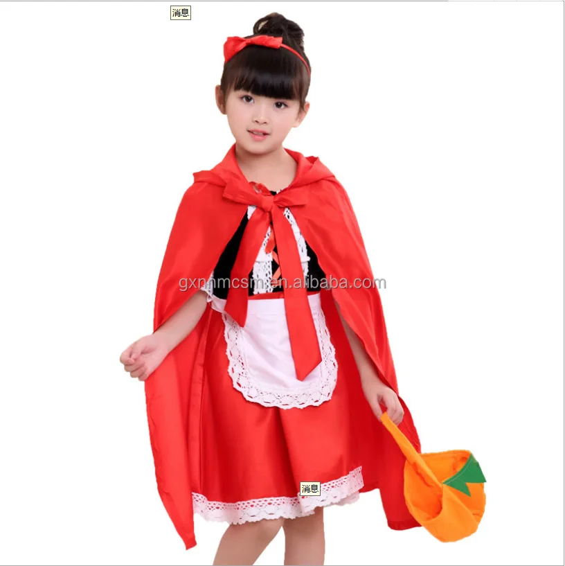 Halloween Little Red Riding Hood Alice Cosplay Costume Halloween Little Red Riding Hood Alice Cosplay Costume