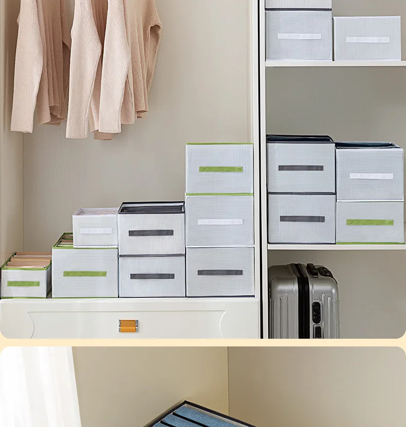 Wardrobe Clothes Organizer Jeans Organizer Closet Drawers Organizers and Storage Bins for Bedroom Clothing