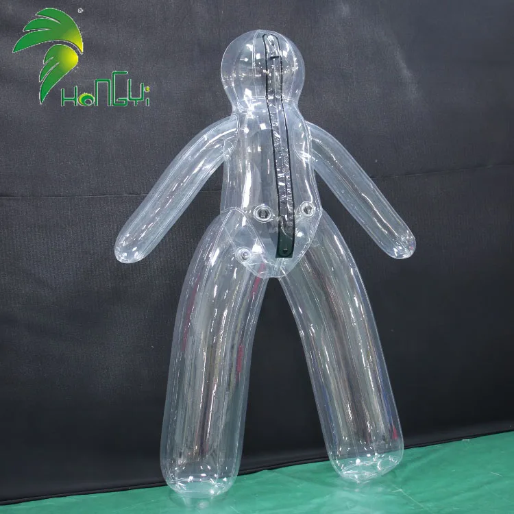 Transparent Rubber Suit Inflatable / Custom Inflatable Costumes Funny Inflatable Costumes
