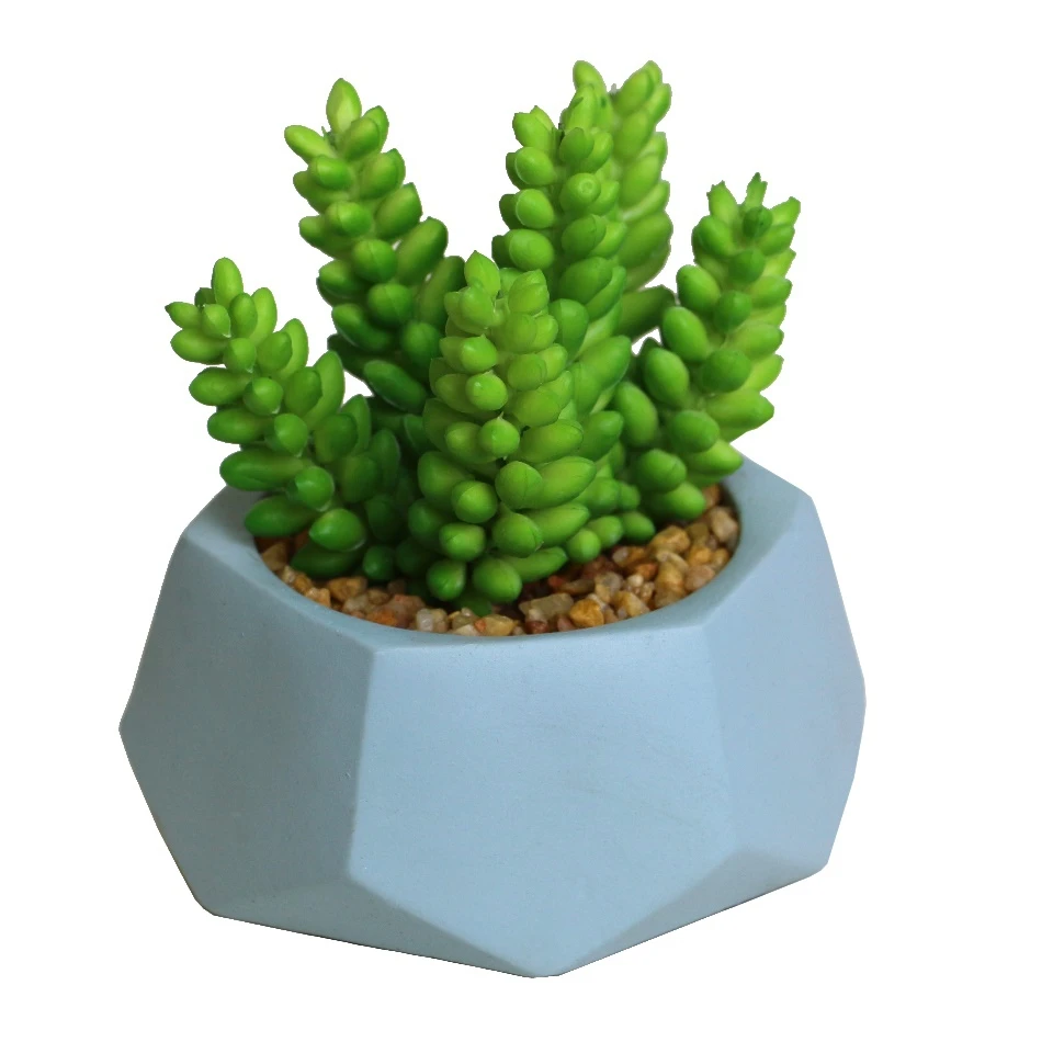 景天玉米煎饼批发迷你人造盆栽多汁植物用于桌面装饰 - buy c.