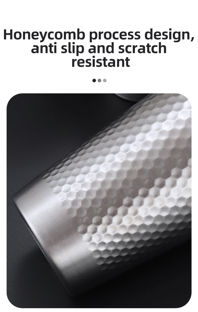 Hammer Pattern Non slip Double Wall Anti Scalding Gold Stainless Steel 304 Party Camping Cola Water Tea Coffee Beer Mug Cup Set