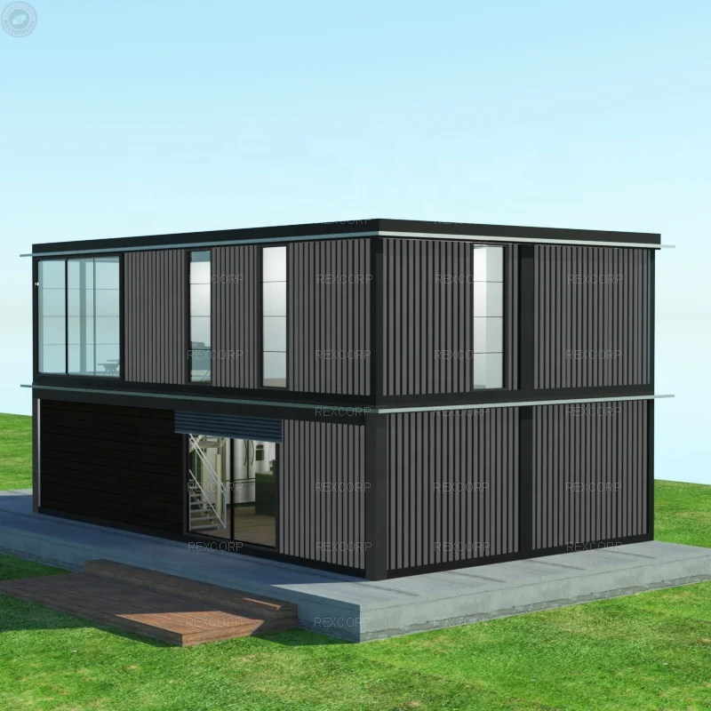 Modern 40ft Shipping Modular Container House 5 Bedroom Modular Container House Family Home Building