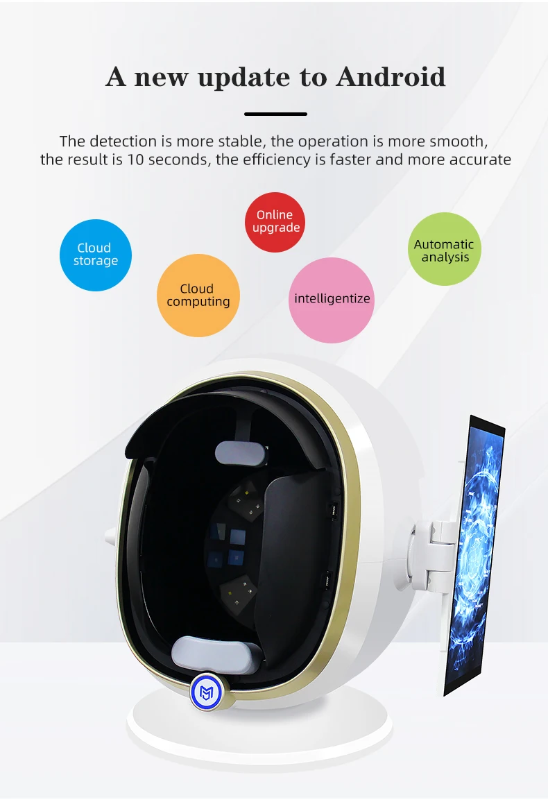 Pengimbas/wajah/wajah Facial Skin/ Face Scanner Analyze