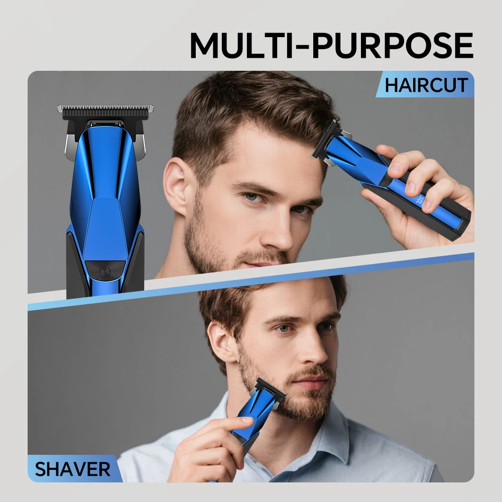 New Professional Rechargeable LED Digital Display Man Clipper for Home Use Plastic Electric Hair Trimmer Clipper supplier