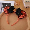 Esqueleto de calabaza de telaraña negra