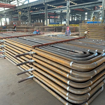 High Pressure Flue Gas Boiler Economizer Heat Exchanger Devices Steel Tube Economizer With Finned Tubes
