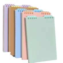 loose-leaf flip up and add paper loose-leaf notebook Plastic Hardcover vertical flip A5 B5 classroom office detachable notebook