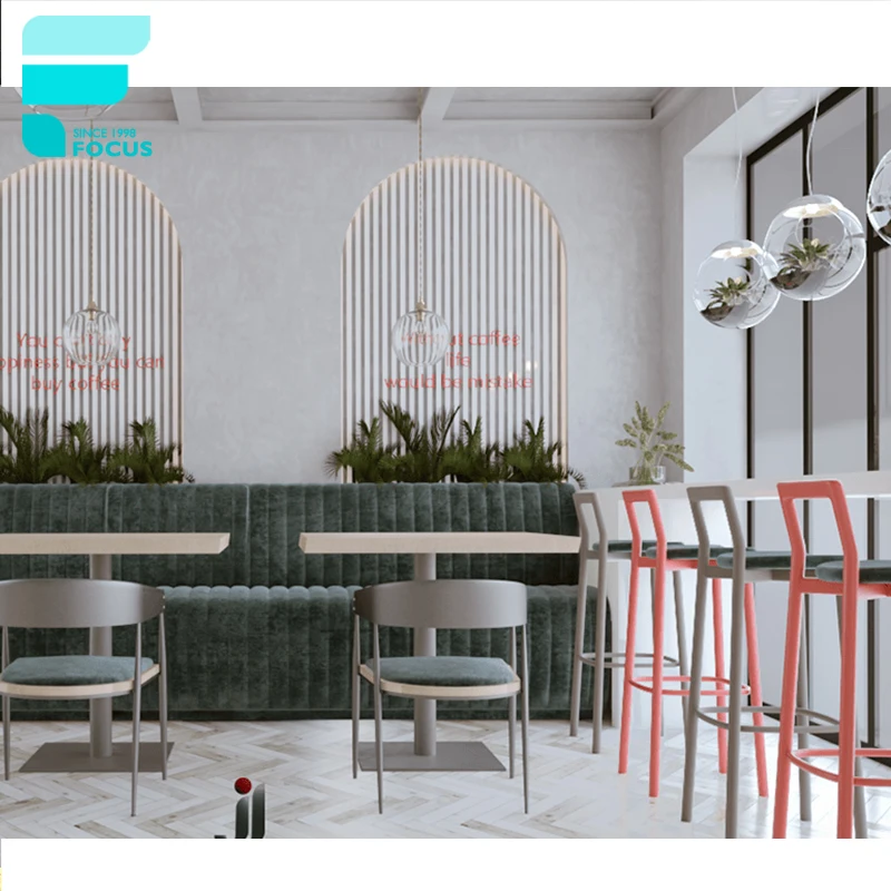 Coffee Table Modern Bubble Tea Store Design Drink Stand Milk Tea Station Coffee Bar Counter Cafe Shop