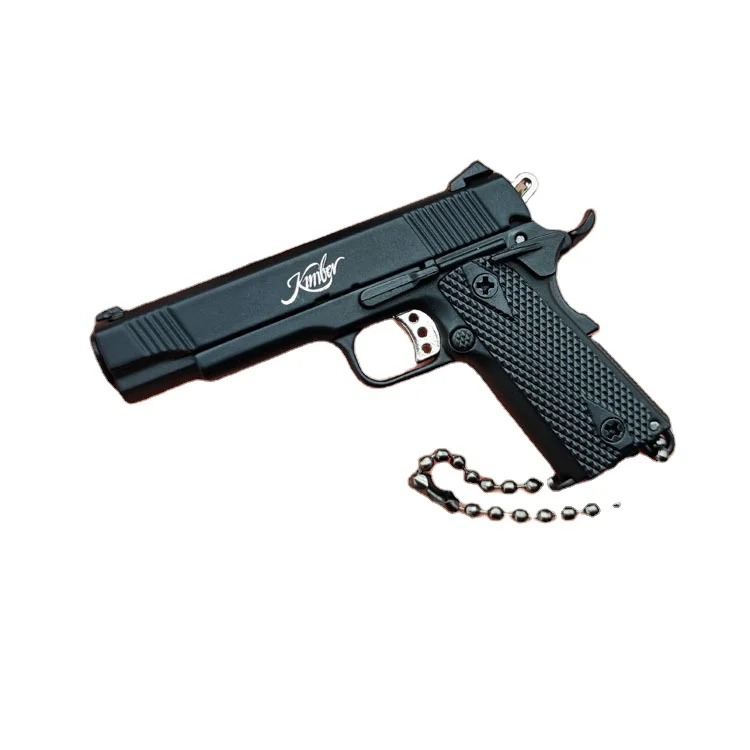 1:3 Colt 1911 Mini PUBG Metal Model Toy Gun Decoration Toys Guns Gun Alloy Pistolas Keychain Pistol