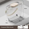 Versión al vacío blanco transparente