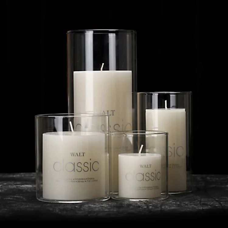 220ml High Borosilicate Candle Glass Jar Clear Empty Candle Jar Glass