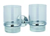 double tumbler holder with glass