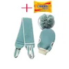 Set tres piezas azul + 1 pieza jabón azufre