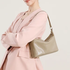 2026 Retro Style Top Grade Genuine Leather Women Handbag Large Capacity Crossbody Bag Luxury Underarm Shoulder Bags for Ladies