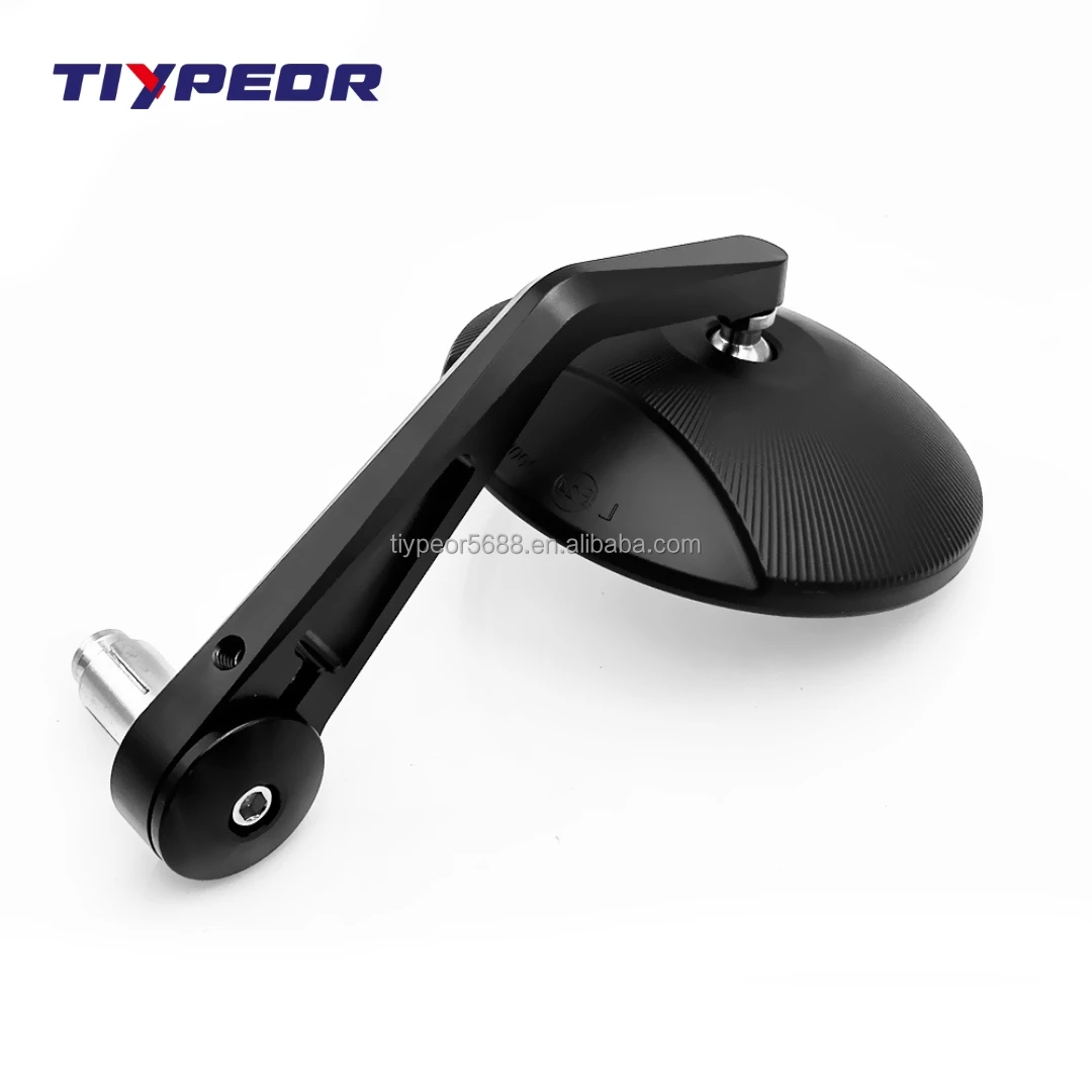 product tiypeor motorcycle review side mirror cnc grip bar end mirrors glass reflector aluminum universal scooter accessories-4