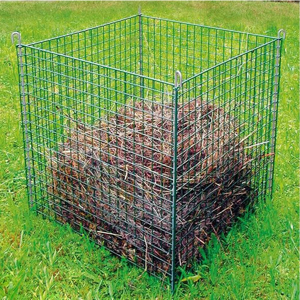 48"x48"x36" Hot Sales Powder Coated Garden Wire Compost Bin For Leaves And Grass Buy Powder
