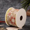 Red & White Snowflake Ribbon
