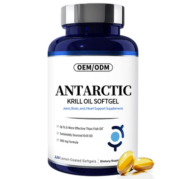 Best Selling Products OEM Private Label Immune Booster Supplements For Joint Brain And Heart Antarctic Krill Oil Softgels