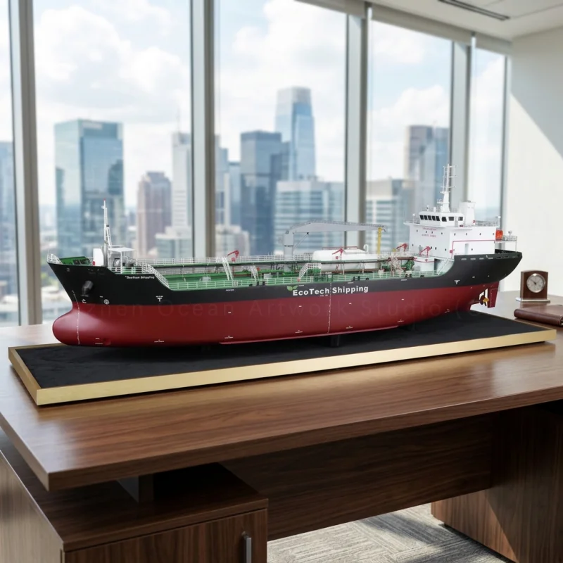 【LAC】O.A.S Factory Model Customized 160cm EcoTech Oil Ship Model  for Souvenirs & Gifts for Shipping