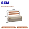 Cabine de type caisson en acier inoxydable