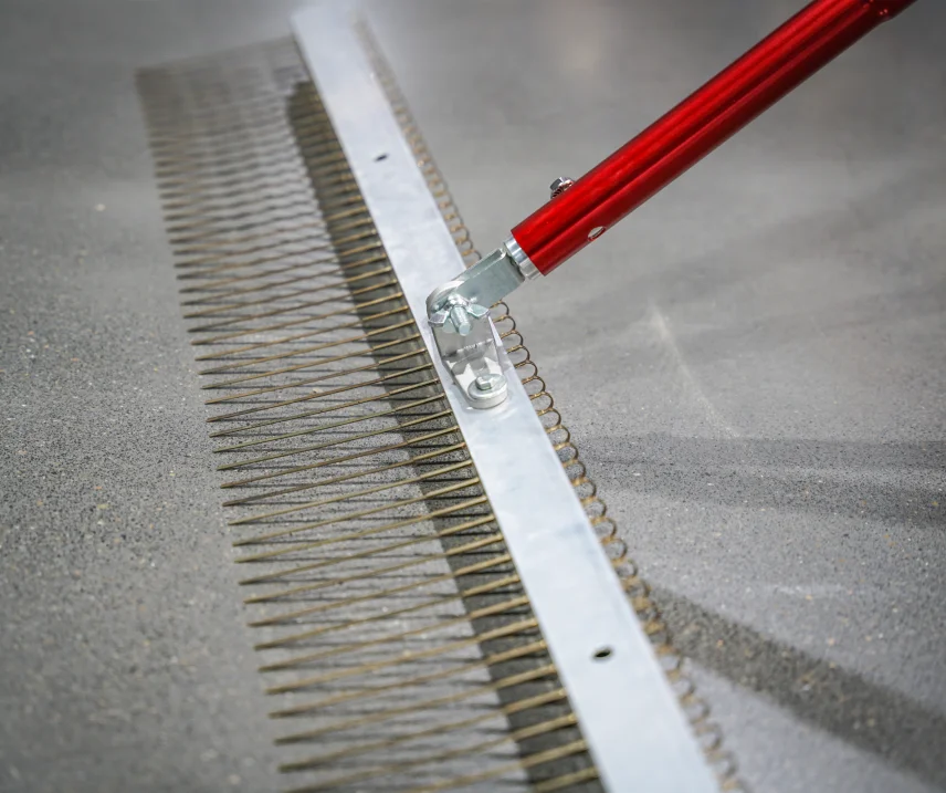 AMF Tools Concrete Finishing Tools Cement Beton Spring Steel Flat Wire Comb Texture Broom