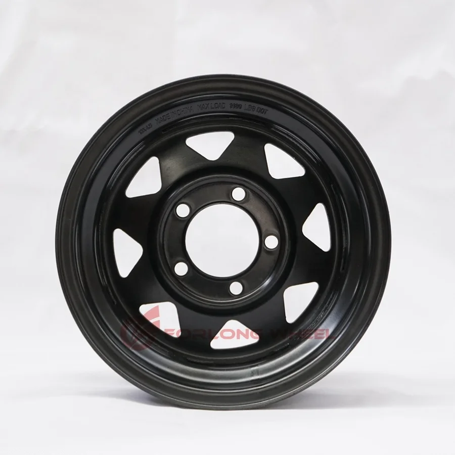 FORLONG Agricultural Tractor and Trailer 4x114.3 15x8 5x114.3 Steel Wheels Rim