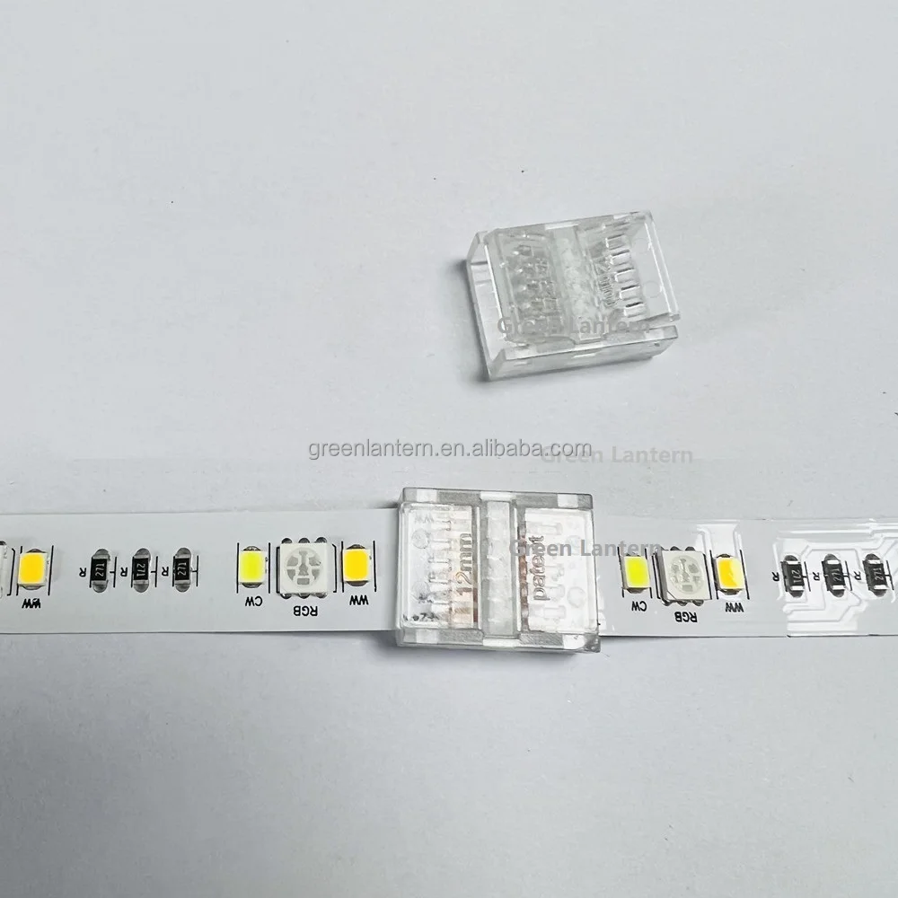 6pin 12mm LED Strip Connectors - RGB+CW+WW RGBCCT RGBWW