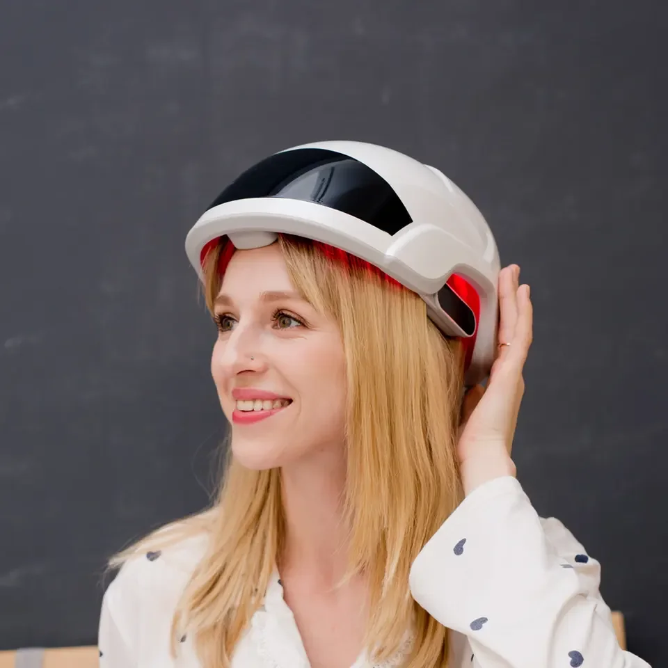 Хит продаж, 2024 лазерный шлем для роста волос