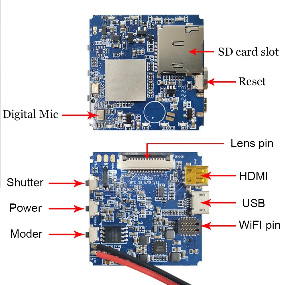 MateCam X9 Mini Camera - 4K WiFi Spy Camcorder with PIR, Motion