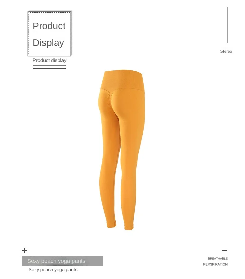 Sexy Girls Wearing Tight Yoga Pants Skinfriendly Butt Lifting Sport