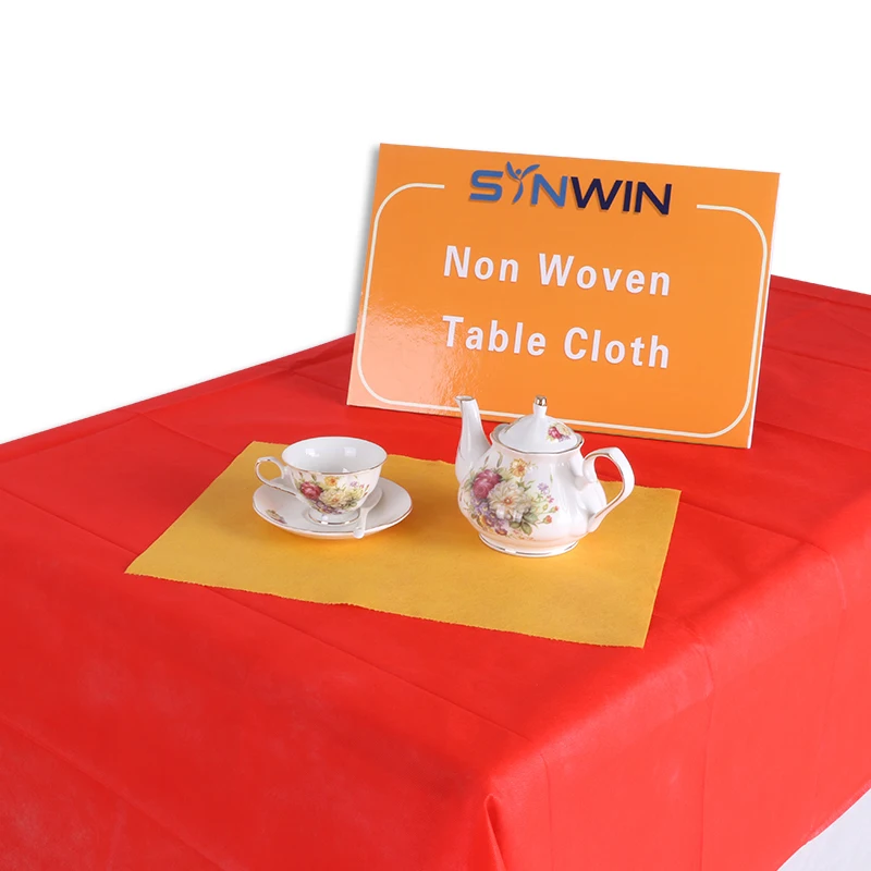 TNT полипропилена 1 2 м X 5 дома покрытие стола ткань Рождество скатерти